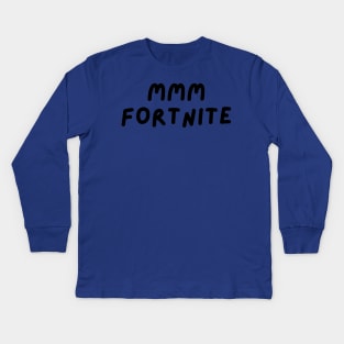 mmm fortnite Kids Long Sleeve T-Shirt